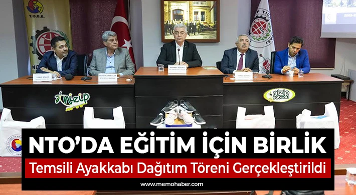 NTO’da Eğitim İçin Birlik: Temsili Ayakkabı Dağıtım Töreni Gerçekleştirildi