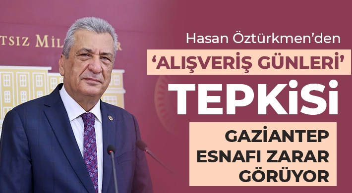Öztürkmen: Şehir dışından gelen esnaf denetlenmeli