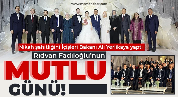 Rıdvan Fadıloğlu’nun Mutlu Günü