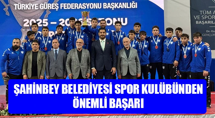 Şahinbey Belediyesi spor kulübünden önemli başarı