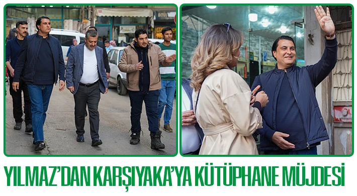 Yılmaz’dan Karşıyaka’ya kütüphane müjdesi