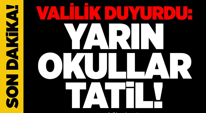 Gaziantep’te okullara kar tatili! Vali açıkladı