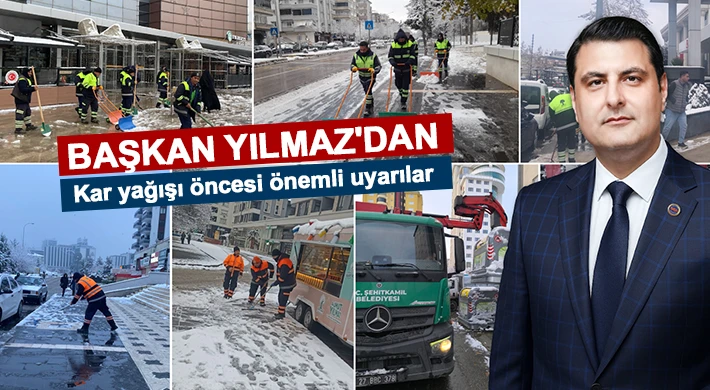 Şehitkamil Belediyesi 750 Personel, 120 Araçla Teyakkuzda