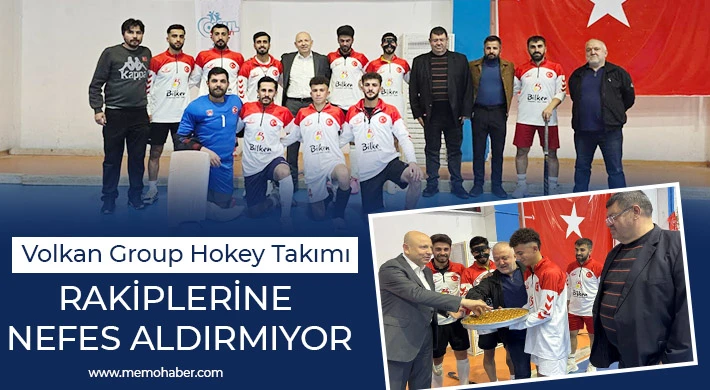 Volkan Group Hokey Takımı  Rakiplerine Nefes Aldırmıyor