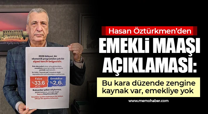 Emekliye kaynak yok' diyen iktidar bütçeden 282 milyar lira artırmış