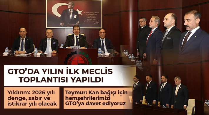 GTO’da yılın ilk meclis toplantısı yapıldı