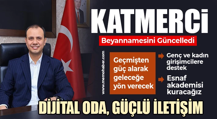 Katmerci beyannamesini güncelledi