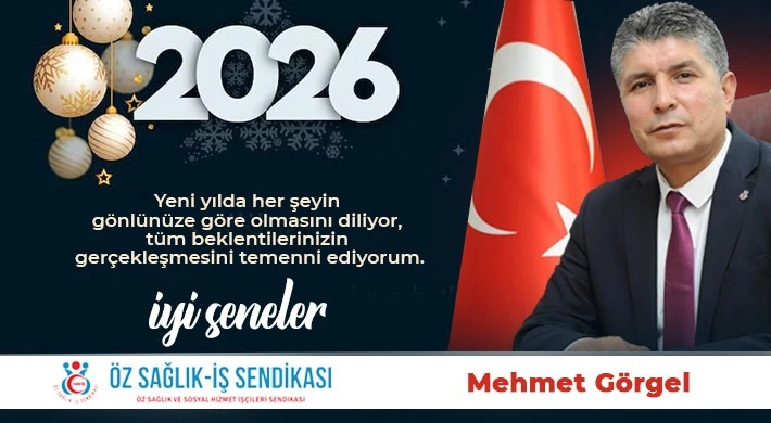 Mehmet Görgel'den Yeni Yıl Mesajı