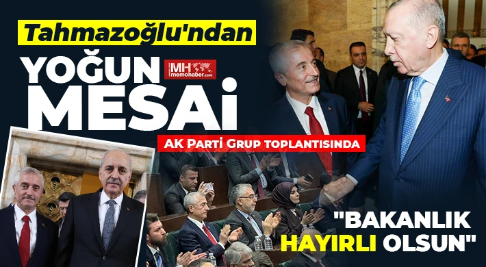 Tahmazoğlu'ndan yoğun mesai 