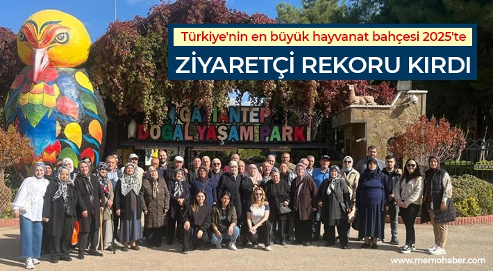 Türkiye'nin en büyük hayvanat bahçesi 2025'te ziyaretçi rekoru kırdı