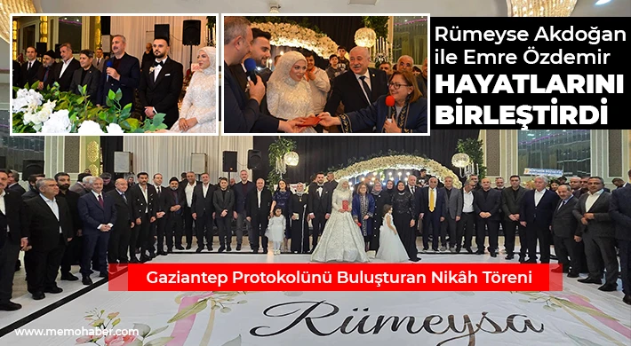 Gaziantep Protokolünü Buluşturan Nikâh Töreni