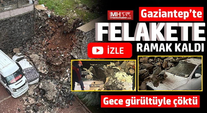 Gaziantep'te felakete ramak kaldı