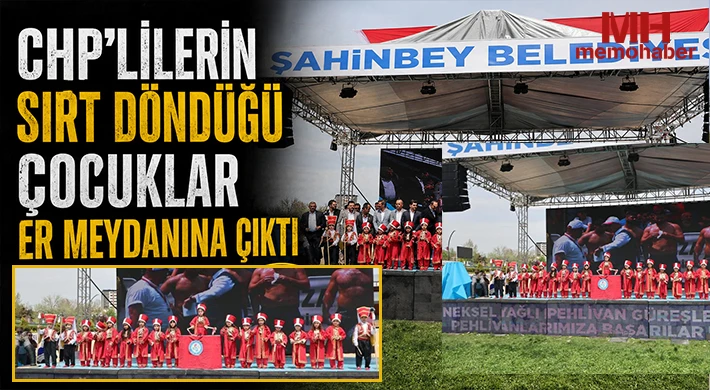 CHP'lilerin sırt döndüğü çocuklar er meydanına çıktı