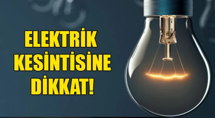 Gaziantep'te 20 Nisan'da Elektrik Kesintisi Olacak Yerler