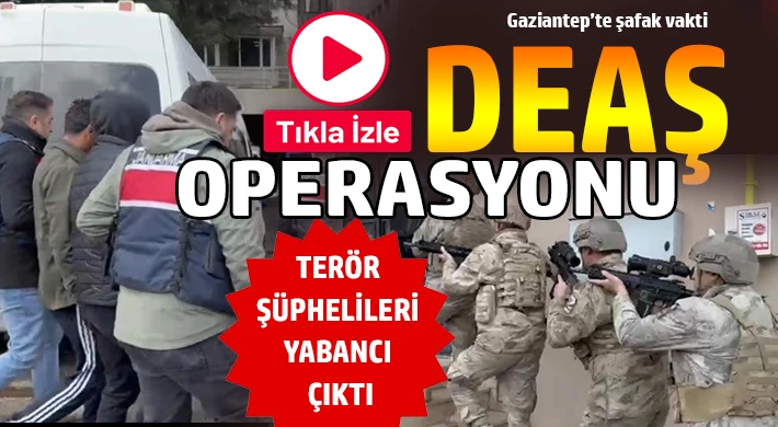 Gaziantep’te DEAŞ operasyonunda 3 tutuklama
