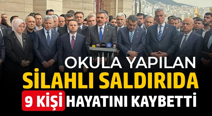 Okula yapılan silhlı saldırıda 9 kişi hayatını kaybetti
