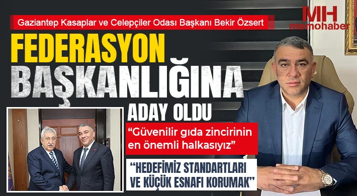 Bekir Özsert federasyon başkanlığına aday oldu
