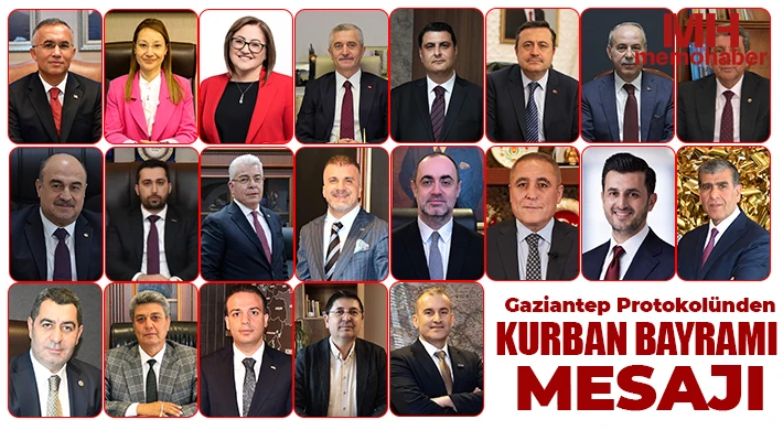 Gaziantep protokolünden Kurban Bayramı mesajı