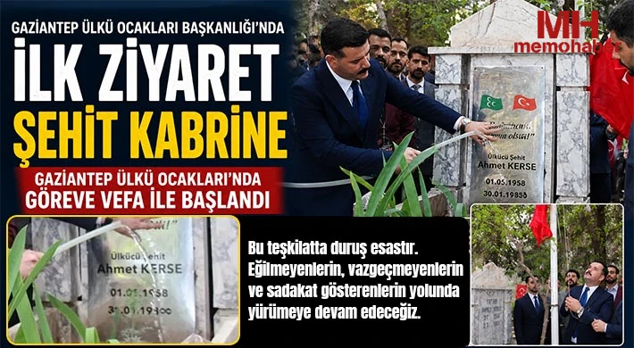 Gaziantep Ülkü Ocakları’nda Göreve Vefa ile Başlandı