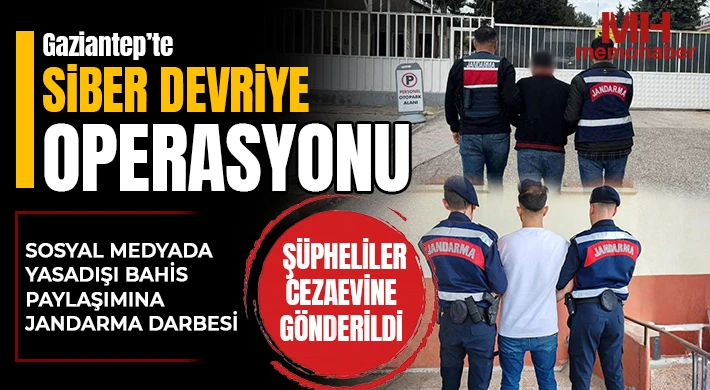 Gaziantep’te Siber Devriye Operasyonu: Yasadışı Bahis Reklamı Yapan 2 Kişi Tutuklandı