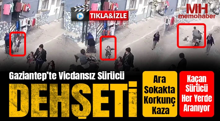 Gaziantep'te Sokak Ortasında Dehşet: Küçük Çocuk Havaya Savruldu