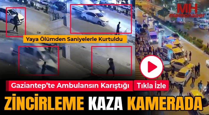 Gaziantep’te Yürekleri Ağza Getiren Kaza!