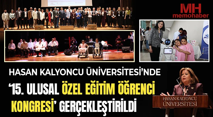 Hasan Kalyoncu Üniversitesi’nde ‘15. Ulusal Özel Eğitim Öğrenci Kongresi’ gerçekleştirildi