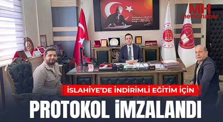 İslahiye’de İndirimli eğitim için protokol imzalandı