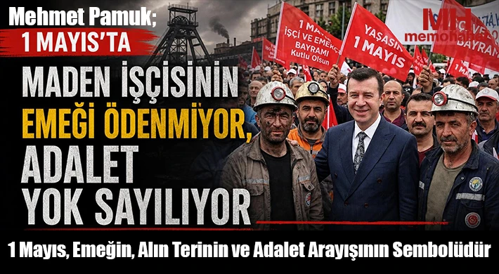 Pamuk; "1 Mayıs’ta “Maden İşçisinin Emeği Ödenmiyor, Adalet Yok Sayılıyor"