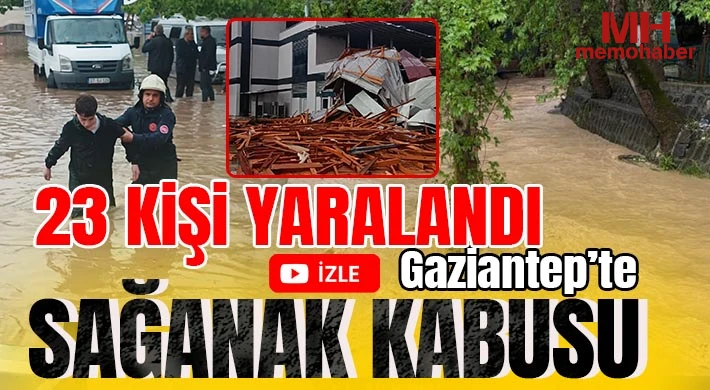 Sağanak ve Dolu Hayatı Felç Etti: Gaziantep’te Bilanço Ağır