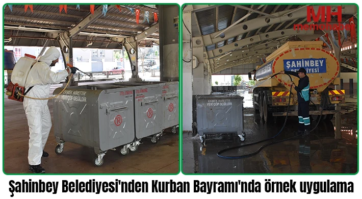 Şahinbey Belediyesi'nden Kurban Bayramı'nda örnek uygulama