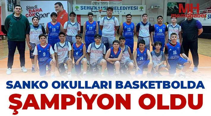 SANKO Okulları basketbolda şampiyon oldu