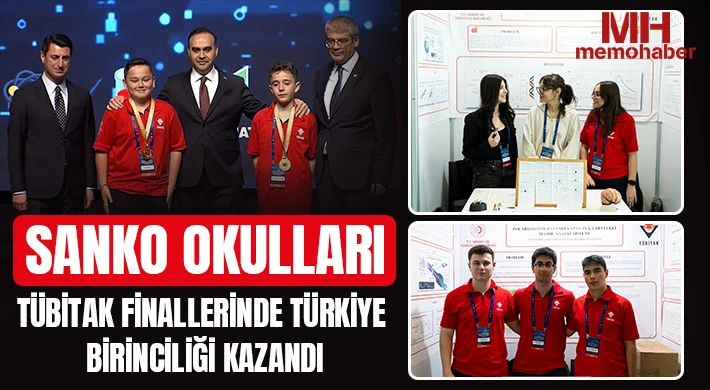 SANKO Okulları TÜBİTAK Finallerinde Türkiye Birinciliği Kazandı