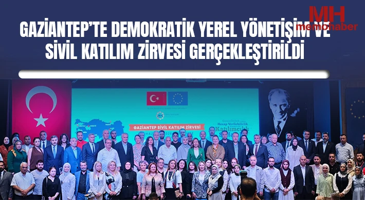 Gaziantep’te Demokratik Yerel Yönetişim Ve Sivil Katılım Zı̇rvesı̇ Gerçekleştirildi