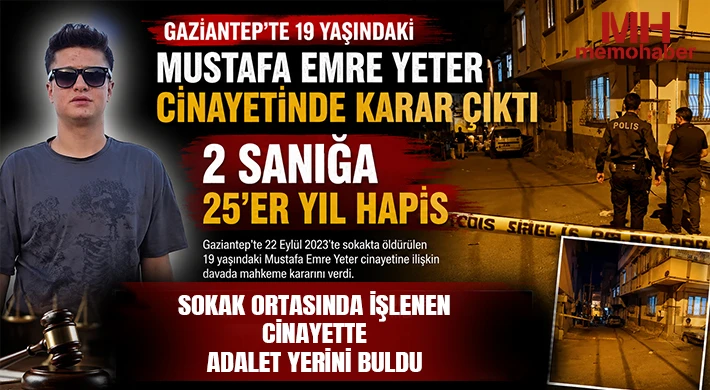 Gaziantep'te Kanlı Hesaplaşma Davasında Karar Açıklandı