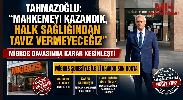 Migros Davasında Karar Kesinleşti: Şahinbey Belediyesi Haklı Bulundu