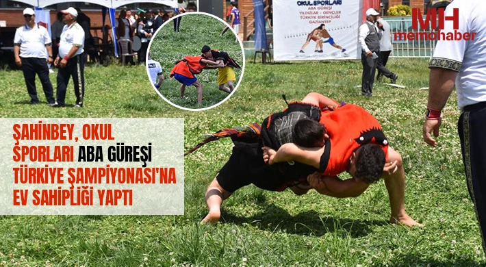 Şahinbey, Okul Sporları Aba Güreşi Türkiye Şampiyonası'na ev sahipliği yaptı