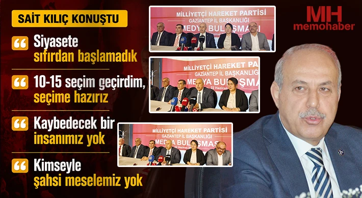 Sait Kılıç konuştu: Siyasete sıfırdan başlamadık