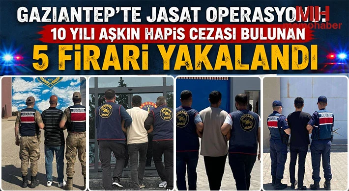 Uyuşturucu, Hırsızlık ve Göçmen Kaçakçılığı Suçlarından Aranan 5 Hükümlü Cezaevine Gönderildi