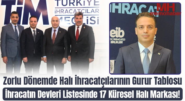 Zorlu Dönemde Halı İhracatçılarının Gurur Tablosu