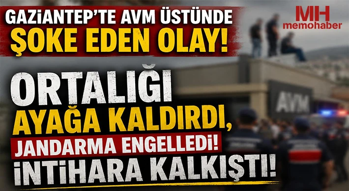 AVM üstünde şoke eden olay!