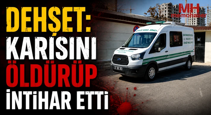 Dehşet: Karısını öldürüp intihar etti