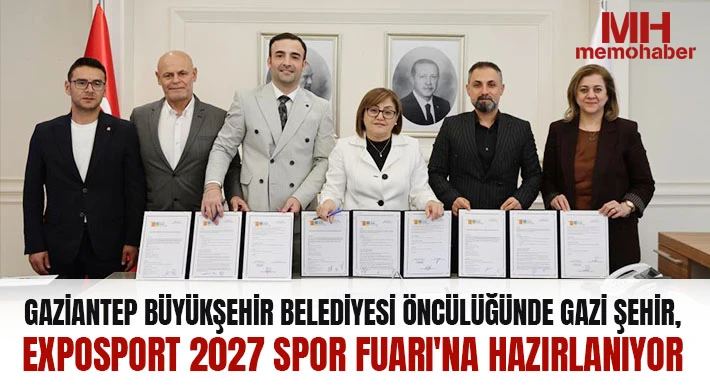 Gaziantep Büyükşehir Belediyesi öncülüğünde Gazi şehir, ExpoSport 2027 Spor Fuarı'na hazırlanıyor