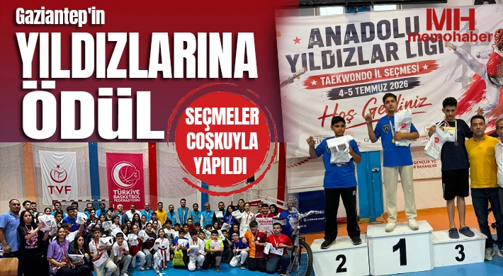 Gaziantep'in yıldızlarına ödül