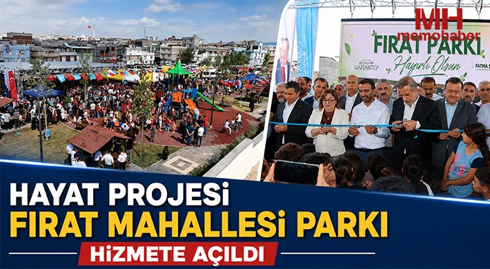 Hayat Projesi Fırat Mahallesi Parkı hizmete açıldı