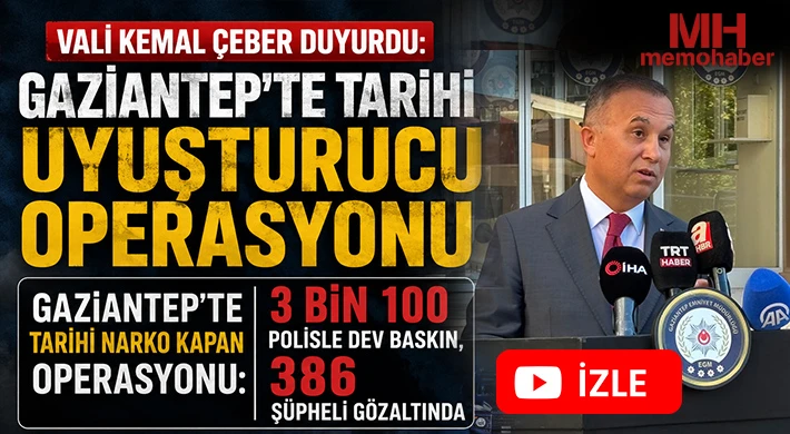 Helikopter ve İHA Destekli Dev Uyuşturucu Operasyonu! Gaziantep Merkezli 6 İlde 386 Gözaltı
