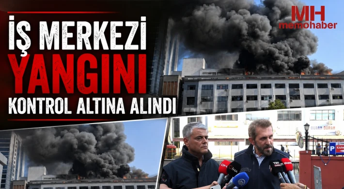 İş merkezi yangını kontrol altına alındı