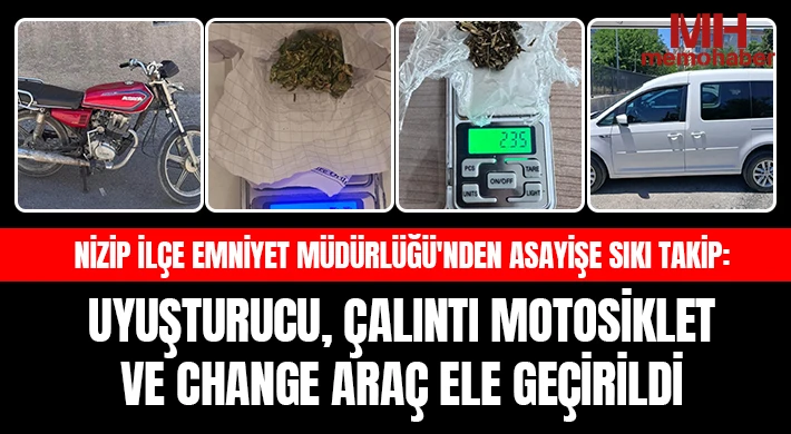 Nizip İlçe Emniyet Müdürlüğü'nden Asayişe Sıkı Takip!