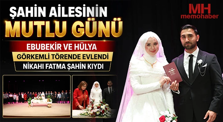 Şahin ailesinin mutlu günü