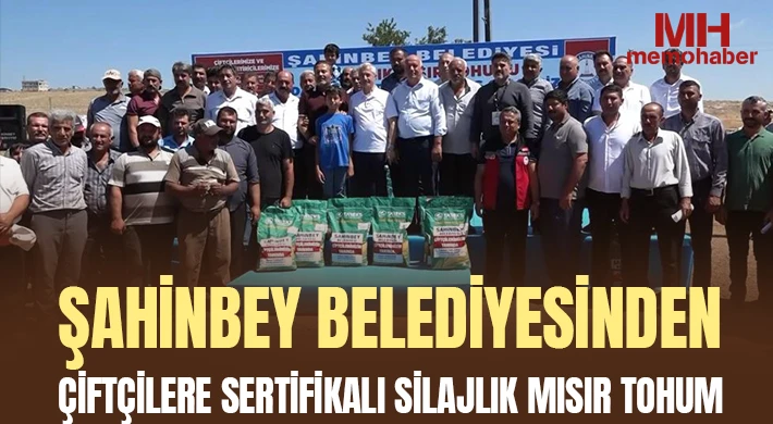 Şahinbey Belediyesinden çiftçilere sertifikalı silajlık mısır tohum